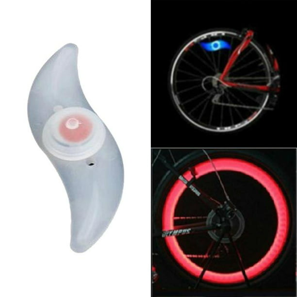 4Pack Bike Bicycle Cycling Wheel Spoke Wire Tyre Bright LED Flash Light Lamp